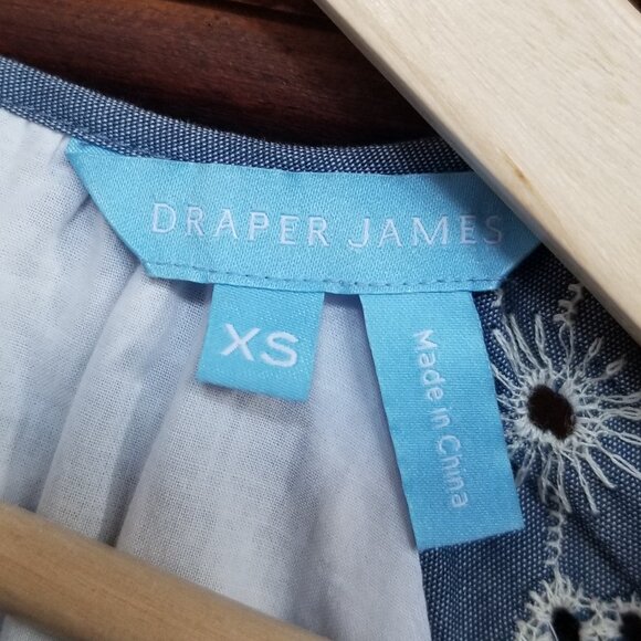 Embroidered Chambray Dress - Picture 6 of 8